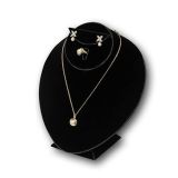 Black Velvet Necklace & Earring Display Stand | Gems On Display