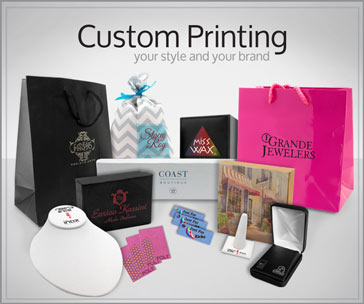 Gems on Display Custom Printing