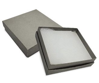 Slate Grey Cotton Filled Boxes