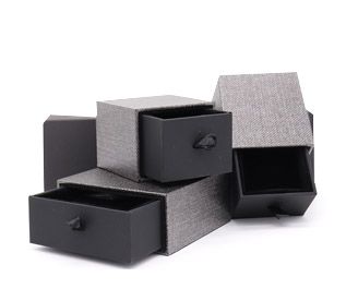 Metallic Grey Slider Boxes