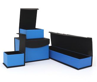 Magnetic Indigo Boxes