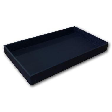 Leatherette Wrapped Jewelry Tray-2"-Full Size