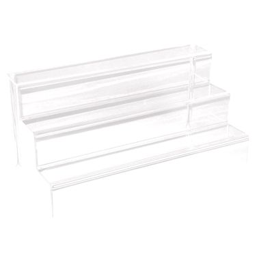 Clear Acrylic 3 Tier Riser Shelves Display Stand