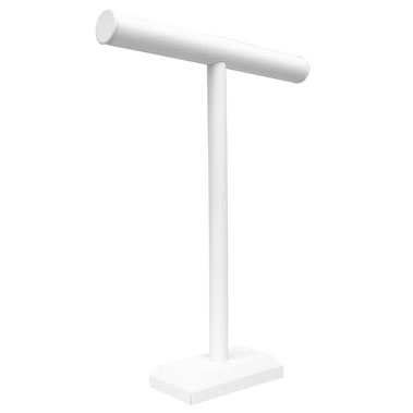 Leatherette Jewelry T Bar Display Stand, 18" Tall