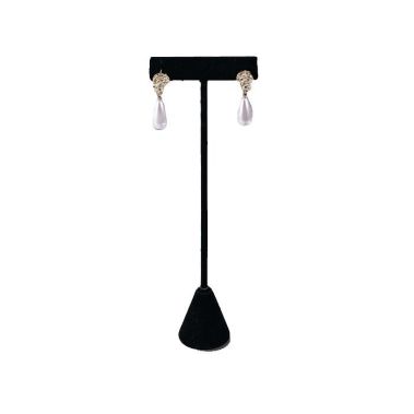 Black Velvet Jewelry Earring T Stand, 6-3/4" Tall