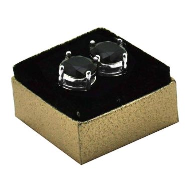 Small Black and Gold Jewelry Earring Gift Boxes