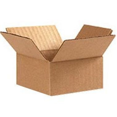 8" x 8" x 4" Brown Corrugated Shipping Packaging Box