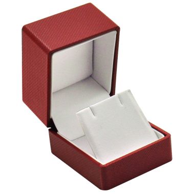 Premium Red Textured Jewelry Earring Gift Boxes