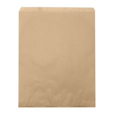 Brown Kraft Paper Gift Shopping Bags, 100 Per Pack, 8-1/2" x 11"