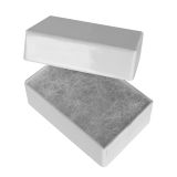Premium White Chrome Cotton Filled Jewelry Gift Boxes #11