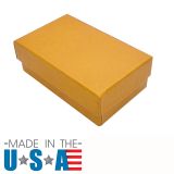 Premium Orange Cotton Filled Jewelry Gift Boxes #21
