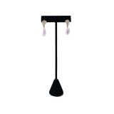 Tall Earring T Stand Black