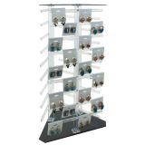 Rotating Jewelry Earring Card Display Holder, Holds 108 Cards