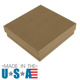 Brown Kraft Cotton Filled Box #33 | Gems On Display