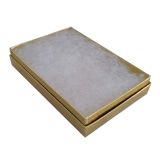 Textured Gold Cotton Filled Jewelry Gift Boxes #53