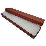 Premium Brick Red Cotton Filled Jewelry Bracelet Gift Boxes #82A