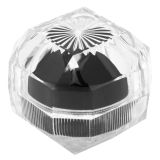 Clear Crystal Style Lucite Jewelry Ring Boxes 