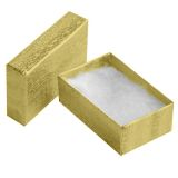 Gold Foil Cotton Filled Jewelry Gift Boxes #21