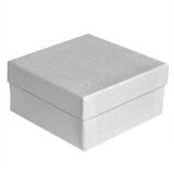 Premium Swirl White Cotton Filled Jewelry Packaging Boxes #34