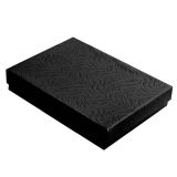 Premium Swirl Black Cotton Filled Box #53 | Gems On Display