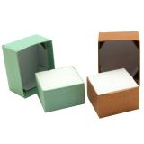 Multi-Color Embossed Fiber Foam Jewelry Ring Insert Gift Boxes