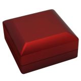 Red Soft Touch Lighted earring and pendant Box