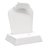 Combination Stand White Leatherette
