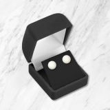 Black Flocked Velour Jewelry Earring Boxes