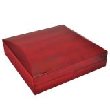 Red Rosewood Jewelry Necklace / Chain Gift Packaging Boxes