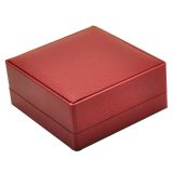 Premium Red Textured Earring / Pendant Jewelry Boxes