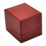 Red Premium Textured Jewelry Ring Gift Packaging Boxes