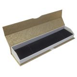 Gold and White Magnetic Ribbon Jewelry Bracelet Packaging 