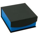 Black and Blue Jewelry Ring, Earring and Pendant Gift Packaging Boxes