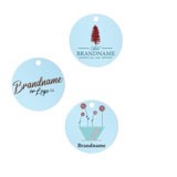 Custom Printed Hang Tag (1-1/2 in. dia.) | Jewelry Tags Wholesale
