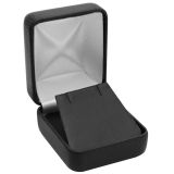 Black Leatherette Jewelry Earring Box
