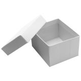 White Leatherette Jewelry Earring Boxes