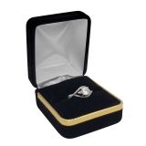 Velvet Ring Box with Gold Trim | Luxury Ring Box