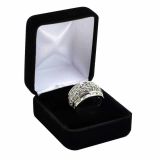 Black Velvet Ring Boxes | Luxury Ring Boxes | Gems on Display