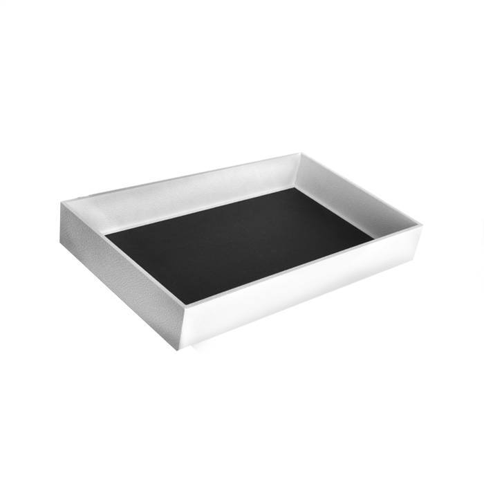 Leatherette Wrapped Jewelry Tray-2