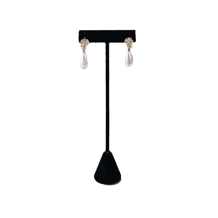 Black Velvet Jewelry Earring T Stand, 6-3/4